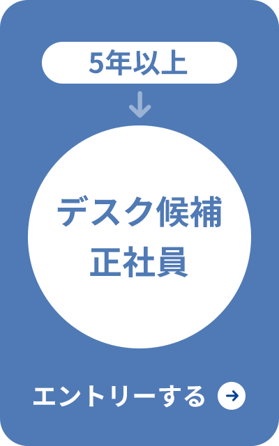 5年以上/デスク候補正社員/エントリーする