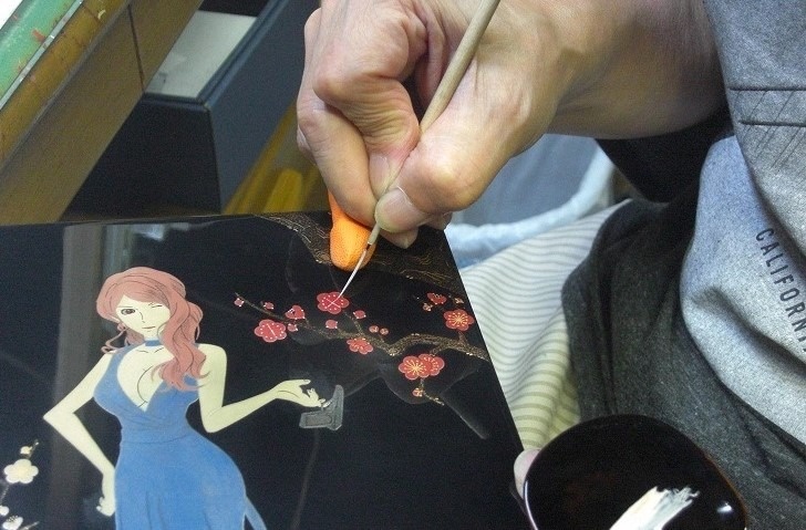 絵画 輪島塗 【新品】 ルパン三世 輪島塗本蒔絵 春～冬 | 東京書芸館公式通販ウェブサイト